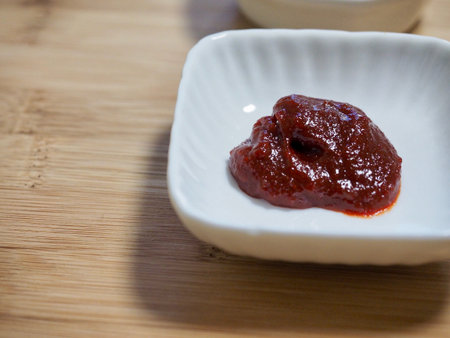 Korean sauce Soybean paste, red pepper paste, Soy sauceの写真素材