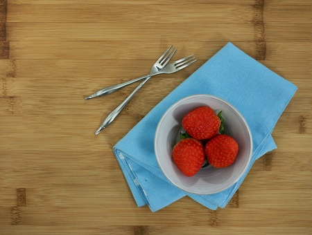 Fresh strawberriesの写真素材