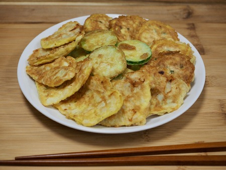 Korean food modeum jeon, Assorted Pancakesの写真素材