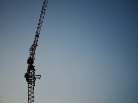 Construction Equipment Tower Cranesの写真素材