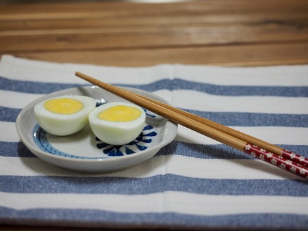 Asian food boiled eggの写真素材