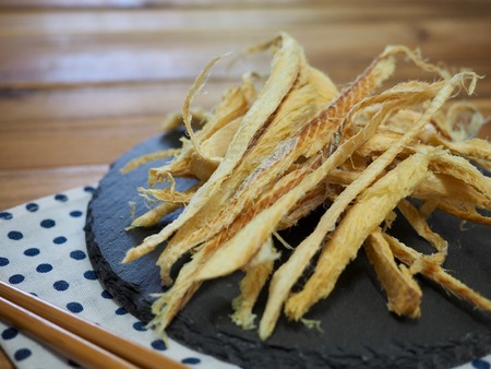 Korean food ingredients dried fishの写真素材