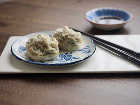 Asian food dumplings, Dim sum, Meat Dumplings