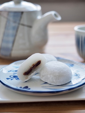 Asian traditional food glutinous rice cakeの写真素材