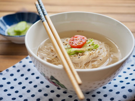 Korean food Cold Buckwheat Noodles, Mul-naengmyeon