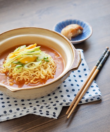 Asian food ramen, Instant Ramenの写真素材
