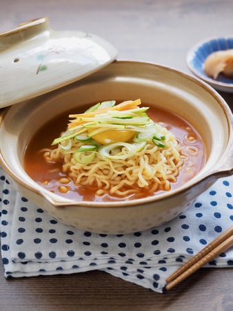 Asian food ramen, Instant Ramenの写真素材