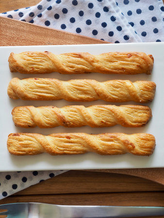 twisted bread stick, Cheese stick cookies
