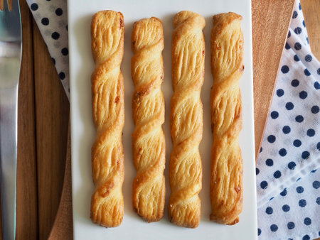 twisted bread stick, Cheese stick cookies