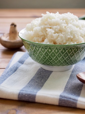 Asian food White riceの写真素材