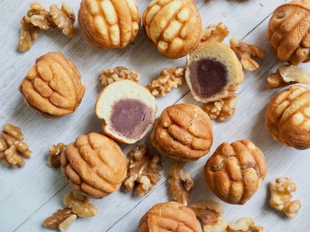 Korean Food Walnut Sweetsの写真素材