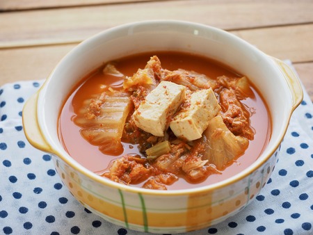 Korean food Kimchi stewの写真素材