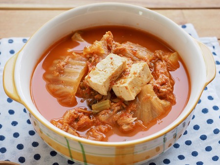 Korean food Kimchi stewの写真素材