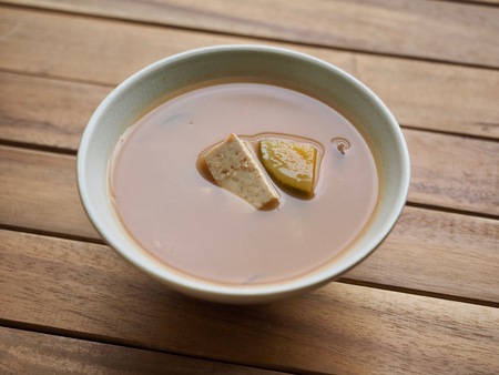 Asian food miso soupの写真素材