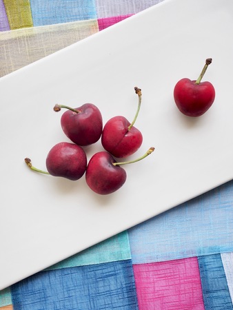 Fresh fruit cherryの写真素材