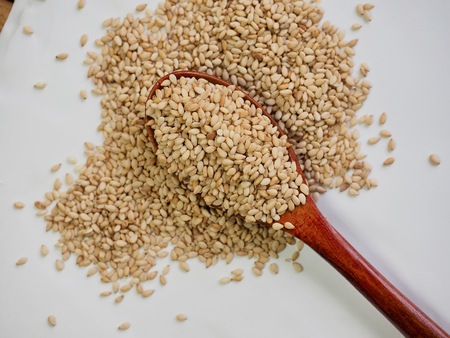 Sesame and spoonの写真素材