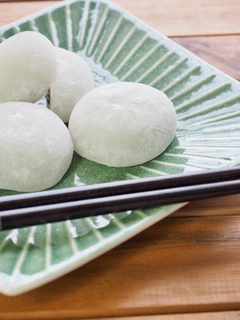 Asian traditional food glutinous rice cakeの写真素材