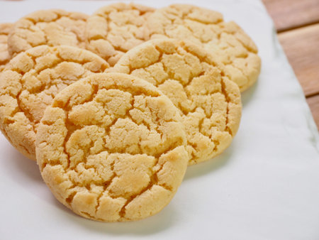 Butter cookies, sweets, round