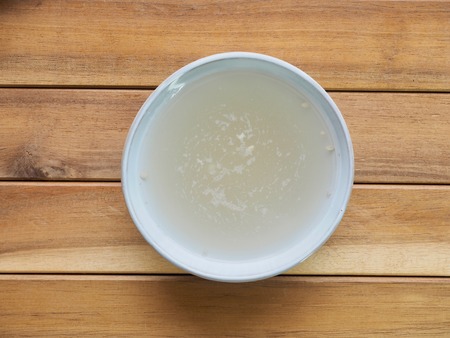 Korean traditional drink, sikhye, sweet rice drinkの写真素材