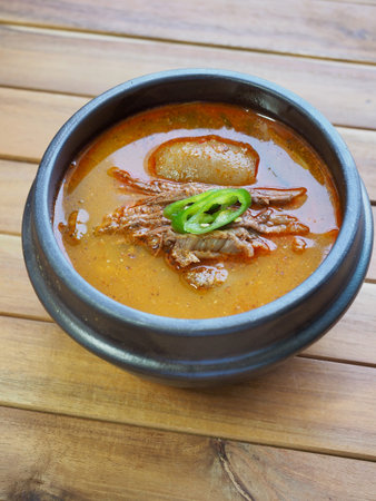 Korean food Goat soup