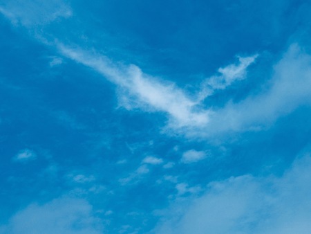 Sky and clouds seen from Korea Cheongju cityの写真素材