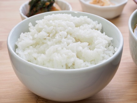 Asian food White riceの写真素材