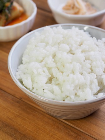 Asian food White riceの写真素材