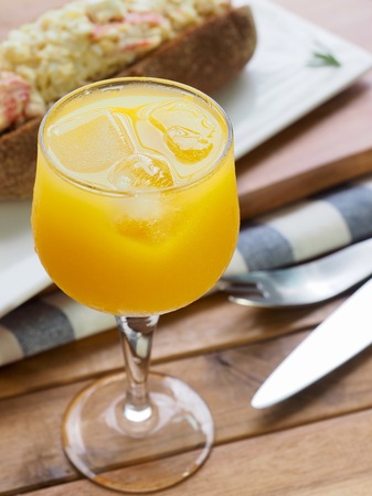 Fresh Organic Orange Juiceの写真素材