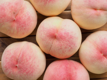 Fresh Asian fruit peach