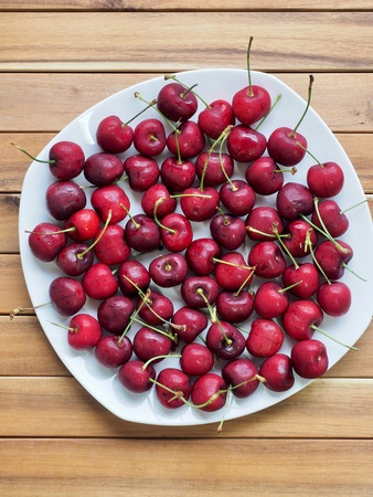 Fresh Organic Fruit Cherryの写真素材