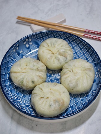 Asian food dumplings, Dim sum, Meat Dumplingsの写真素材