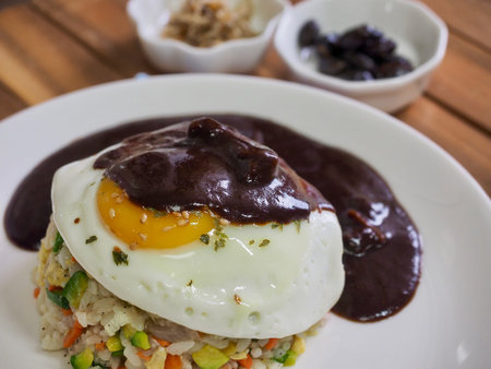 Asian food Vegetable egg fried rice