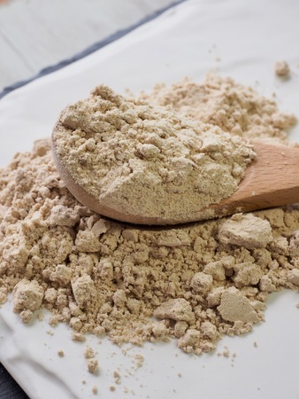 Korean traditional drink powder made of mixed grainsの写真素材