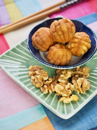 Korean Food Walnut Sweetsの写真素材