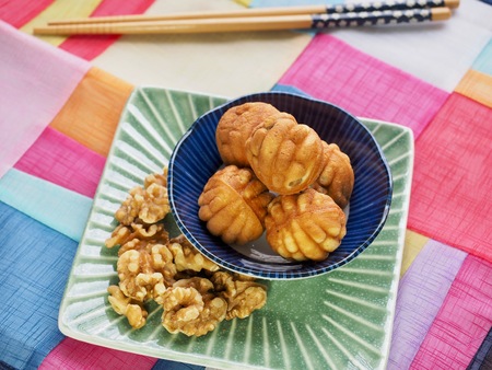 Korean Food Walnut Sweetsの写真素材