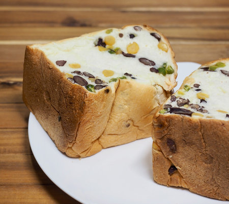 Bread with beans, snack