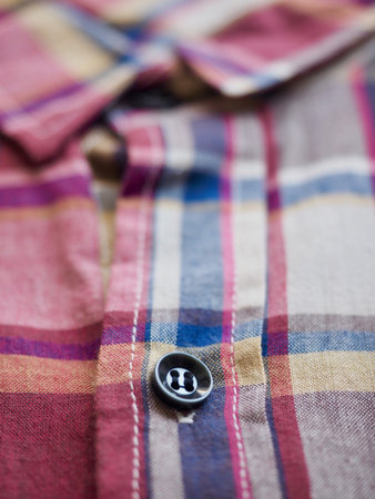Clothes button, button, needle, clothing