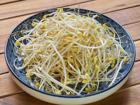 Korean food ingredients Bean sproutsの写真素材