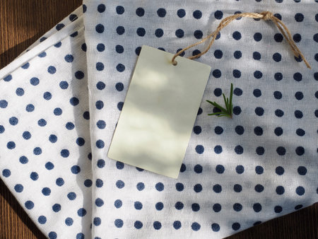 Clothing label, Cotton fabrics and rosemary