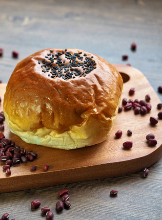 red bean bread and Sweet pumpkin sikhye