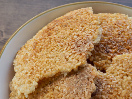 Korean food Nurungji, crispy rice crust