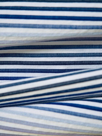 Stripe cotton fabric backgroundの写真素材
