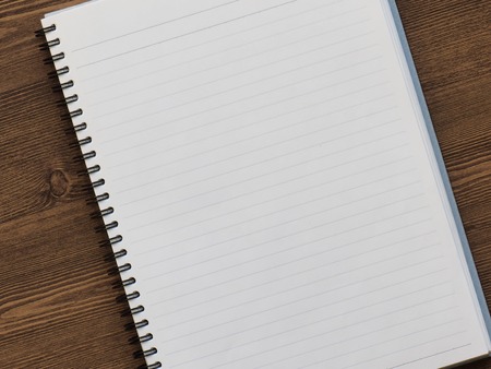 Wood background with white stripes notesの写真素材