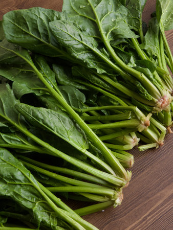 Korean Fresh organic vegetable spinach