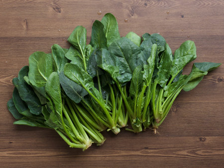 Korean Fresh organic vegetable spinach