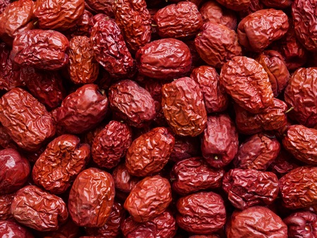 Korean food Dried jujube, Dried fruitsの写真素材