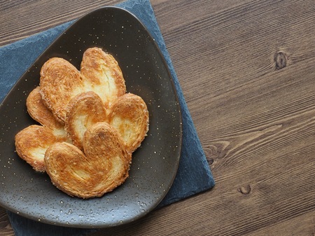 Heart-shaped sweets, pastry sweets, Pastry ingredientsの写真素材