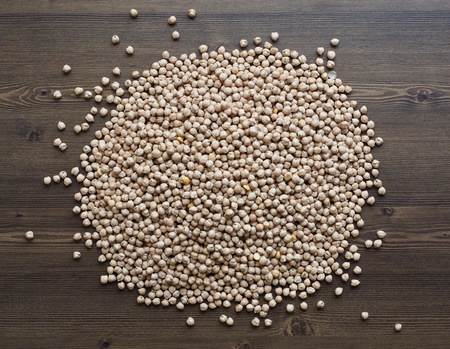 Korea's fresh organic beans, Cicer arietinumの写真素材