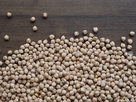Korea's fresh organic beans, Cicer arietinumの写真素材