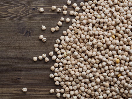 Korea's fresh organic beans, Cicer arietinumの写真素材